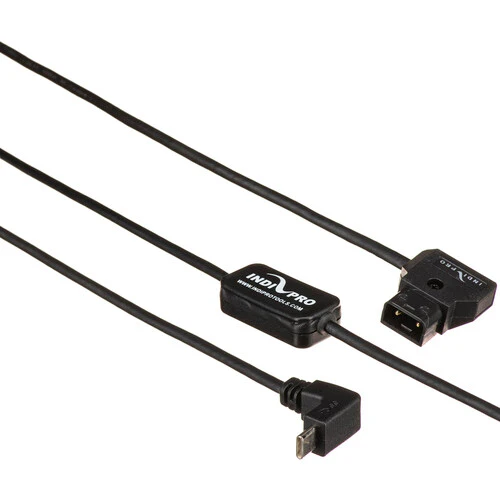 IndiPRO Tools D-Tap to Regulated Right-Angle USB Type-C Cable for GoPro HERO7/6/5 Black and HERO 2018 (3')