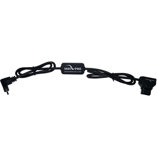 IndiPRO Tools D-Tap to Regulated Right-Angle USB Type-C Cable for GoPro HERO7/6/5 Black and HERO 2018 (3') - Image 2