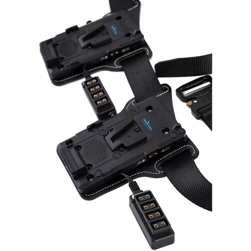 IndiPRO Tools Dual V-Mount Battery Belt with 10 x D-Tap Outputs - Image 2