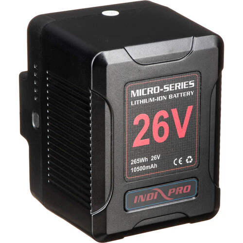 IndiPRO Tools Micro-Series 26V 260Wh Lithium-Ion Battery & D-Tap Pro Charger Kit (Gold Mount)