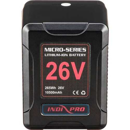 IndiPRO Tools Micro-Series 26V 260Wh Lithium-Ion Battery & D-Tap Pro Charger Kit (Gold Mount) - Image 2