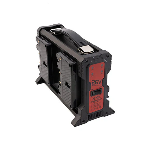 IndiPRO Tools Quad 26V Lithium Ion Battery Charger (Gold Mount)