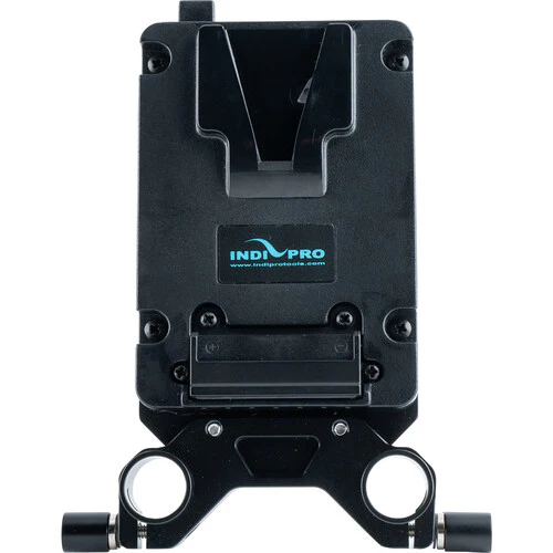IndiPRO Tools Ultra Mini V-Mount Adapter Plate with 15mm Rod Clamp - Image 2