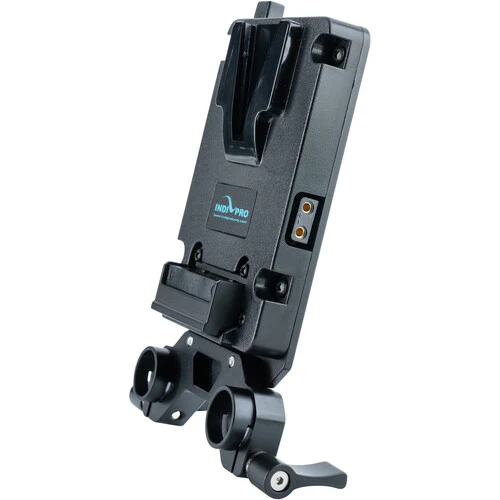 IndiPRO Tools Ultra Mini V-Mount Adapter Plate with 15mm Rod Clamp - Image 4