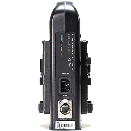 IndiPRO Tools V-Mount Dual Battery Charger with XLR Output - Image 4