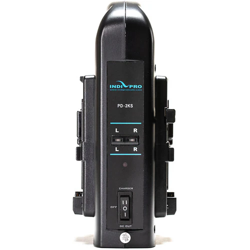IndiPRO Tools V-Mount Dual Battery Charger with XLR Output - Image 5