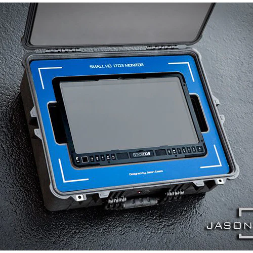 Jason Cases Protective Case for SmallHD 1703 17" HDR Monitor (Blue Overlay) - Image 2