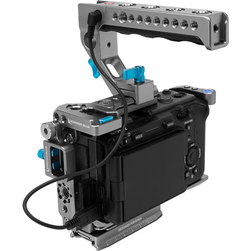Kondor Blue Cage with Trigger Handle for Sony FX3 & FX30 (Space Gray) - Image 2