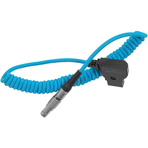 Kondor Blue D-Tap to LEMO 2-Pin 0B Male Power Cable (Coiled) - Image 4