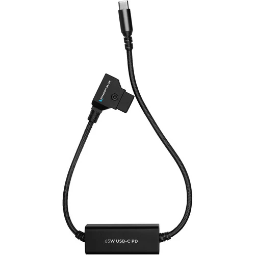 Kondor Blue D-Tap to USB-C Power Delivery Cable for Mirrorless Cameras (16", Raven Black) - Image 3