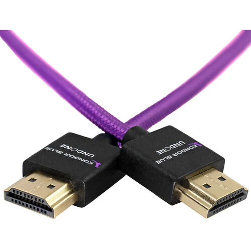 Kondor Blue High-Speed HDMI Cable (Purple, 18") - Image 2