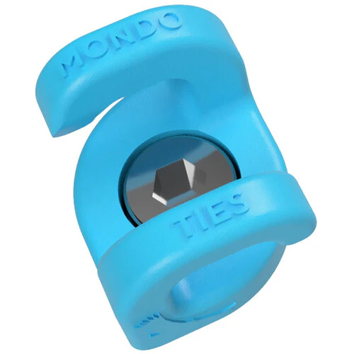 Kondor Blue Mondo Ties Cable Management Clips (Blue, 5-Pack) - Image 3