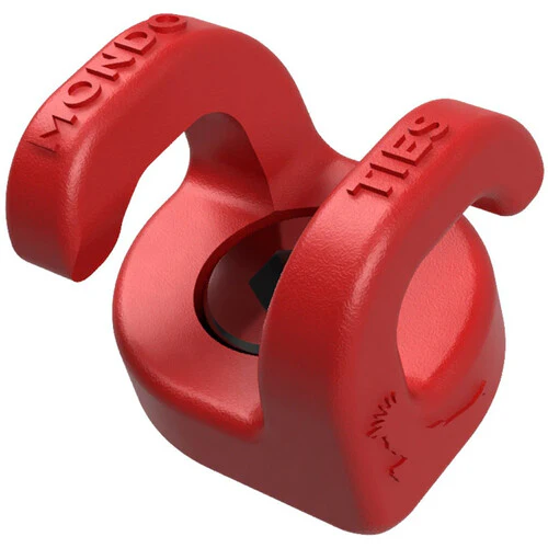 Kondor Blue Mondo Ties Cable Management Clips (Red, 5-Pack) - Image 2