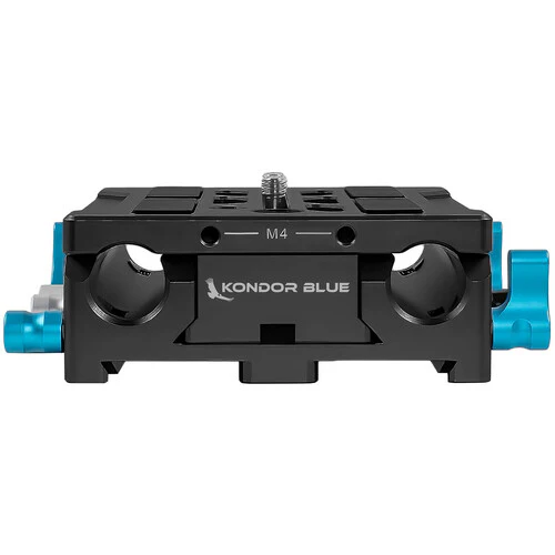 Kondor Blue Universal 15mm LWS Bridge Plate for ARRI/RED/URSA/C70/VENICE (Raven Black) - Image 2