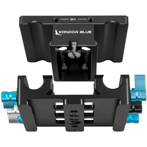 Kondor Blue Universal 15mm LWS Bridge Plate for ARRI/RED/URSA/C70/VENICE (Raven Black) - Image 3