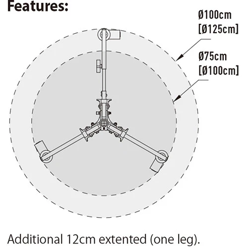 Kupo 340 Roller Stand Base - Image 9