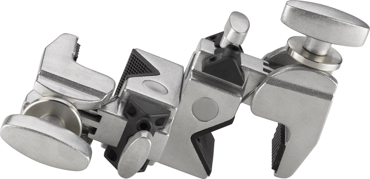 Kupo Double Convi Clamp -  Silver