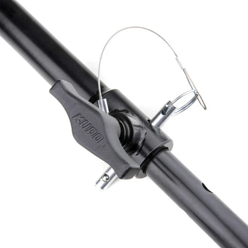 Kupo Lightweight Telescopic Hanger with 5/8" Baby Stud (Long, Black) - Image 3