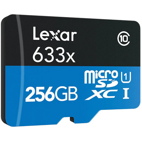 Lexar 256GB High-Performance 633x UHS-I microSDXC Memory Card with SD Adapter - Image 3