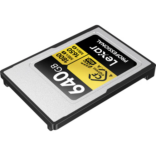 Lexar 640GB Professional GOLD CFexpress 4.0 Type A Memory Card - Image 4