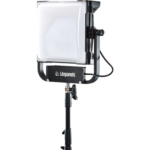Litepanels Gemini 1 x 1 RGBWW LED Hard Panel (Pole-Operated Yoke, US Power Cord)