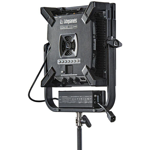 Litepanels Gemini 1 x 1 RGBWW LED Hard Panel (Standard Yoke, US Power Cord) - Image 2
