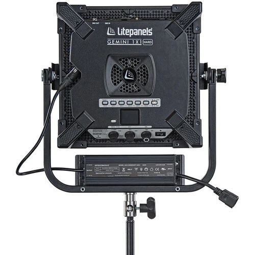 Litepanels Gemini 1 x 1 RGBWW LED Hard Panel (Standard Yoke, US Power Cord) - Image 3