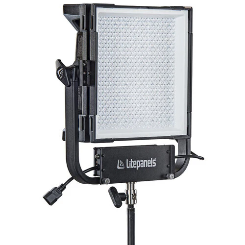 Litepanels Gemini 1 x 1 RGBWW LED Hard Panel (Standard Yoke, US Power Cord) - Image 4