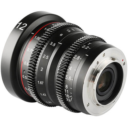 Meike 12mm T2.2 Manual Focus Wide Angle Cinema Lens (MFT Mount) - Image 3