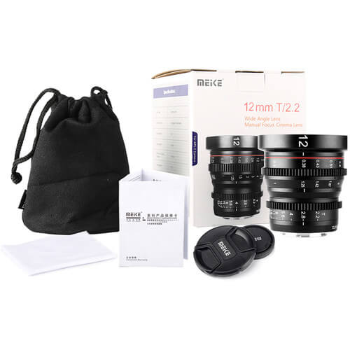 Meike 12mm T2.2 Manual Focus Wide Angle Cinema Lens (MFT Mount) - Image 4