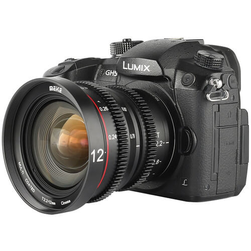 Meike 12mm T2.2 Manual Focus Wide Angle Cinema Lens (MFT Mount) - Image 5