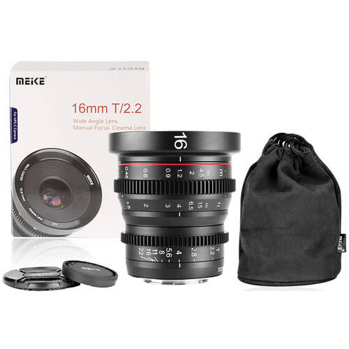 Meike 16mm T2.2 Manual Focus Wide Angle Cinema Lens (MFT Mount) - Image 7