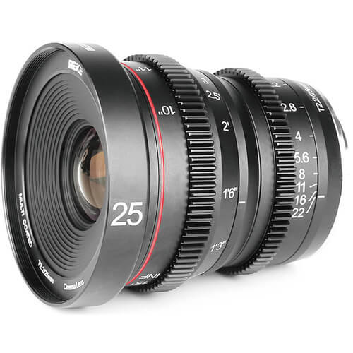 Meike 25mm T2.2 Manual Focus Cinema Lens (Fujifilm X Mount)