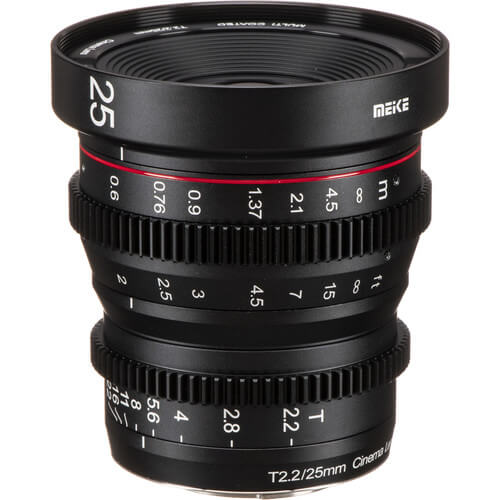 Meike 25mm T2.2 Manual Focus Cinema Lens (MFT Mount)