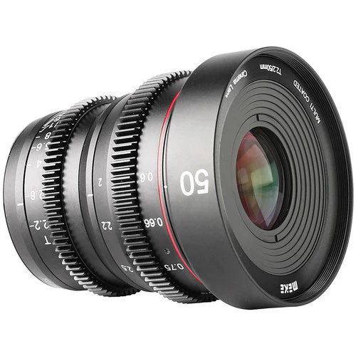 Meike 50mm T2.2 Manual Focus Cinema Lens (E Mount) - Image 2