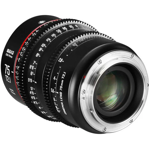Meike 75mm T2.1 Super35 Prime Cine Lens (EF Mount) (* OPEN BOX 5% OFF *) - Image 3