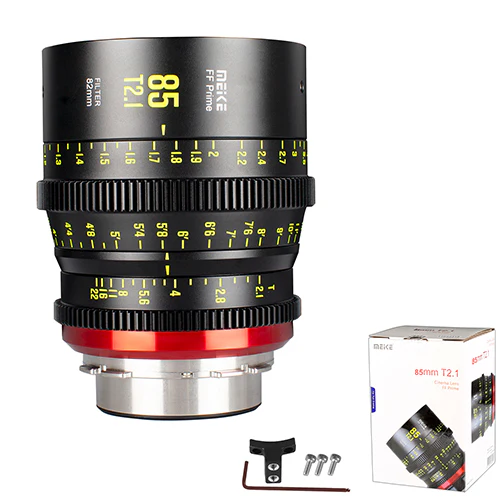 Meike 85mm T2.1 Full Frame Cinema Prime Lens (RF Mount) - Image 7