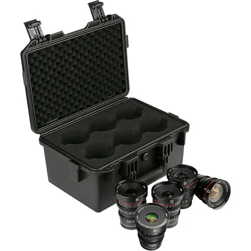 Meike Full-Frame Prime Cine 5-Lens Kit with Hard-Shell Case (Canon RF)