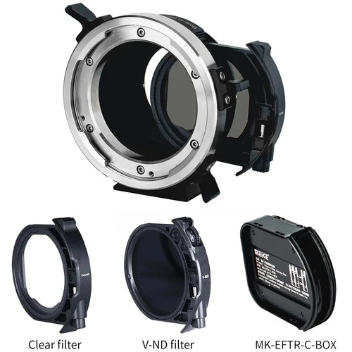 Meike RF Mount Camera to PL Mount Lens Adapter with Variable ND + Clear - Image 3