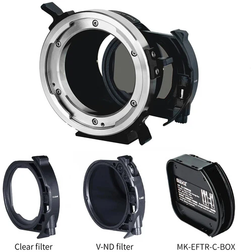 Meike Lens Mount Adapter with Drop-In Filter (Sony E to PL) - Image 3