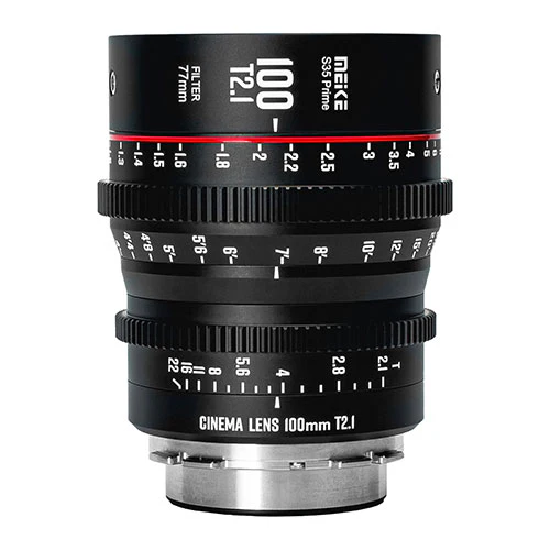 Meike Super35 Cinema Prime 100mm T2.1 Lens (PL Mount)