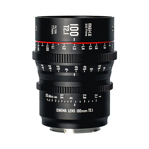 Meike Super35 Cinema Prime 100mm T2.1 Lens (PL Mount) - Image 6