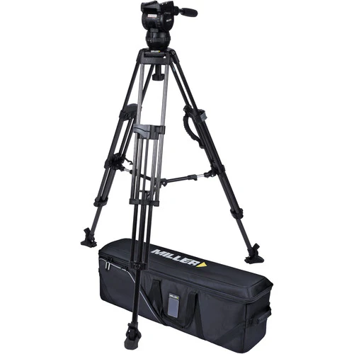 Miller CX2 Head and 75 Sprinter II Carbon Fiber Tripod with Mid-Level Spreader and Case (*OPEN BOX*)
