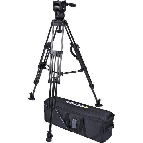 Miller CX8 Head and 75 Sprinter II Carbon Fiber Tripod with Mid-Level Spreader and Case (*OPEN BOX*)