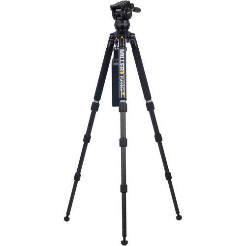 Miller CX8 SOLO-Q 75 3-Stage Tripod (Carbon Fiber) - Image 3