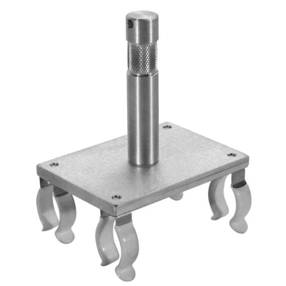 Modern Studio Equipment Dual Fluorescent T8 Lamp Holder with 5/8" Pin and Rubber Clips