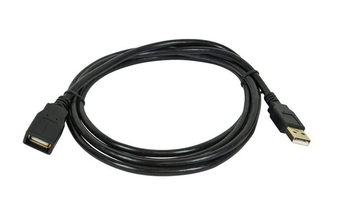 Monoprice 6ft USB 2.0 A Male to A Female Extension 28/24AWG Cable (Gold Plated)