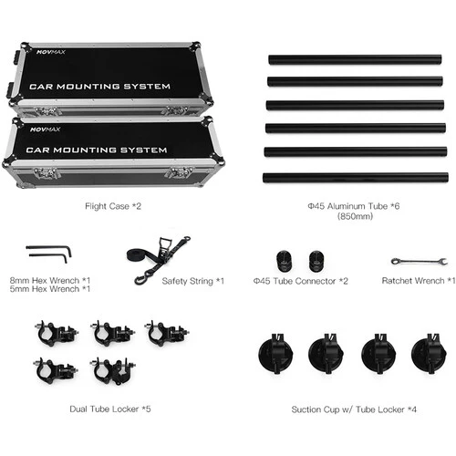 MOVMAX 45mm Car Mounting System Pro Kit - Image 2