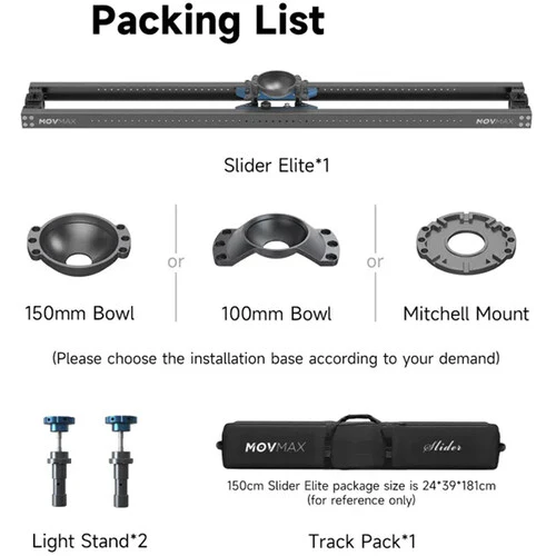 MOVMAX Slider Elite with Mitchell Mount (35.4") - Image 2