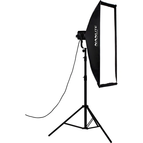 Nanlite Asymmetrical Stripbank Softbox with Bowens Mount (18 x 43") - Image 2